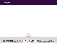 Tablet Screenshot of lepunjab-restaurant-angers.fr
